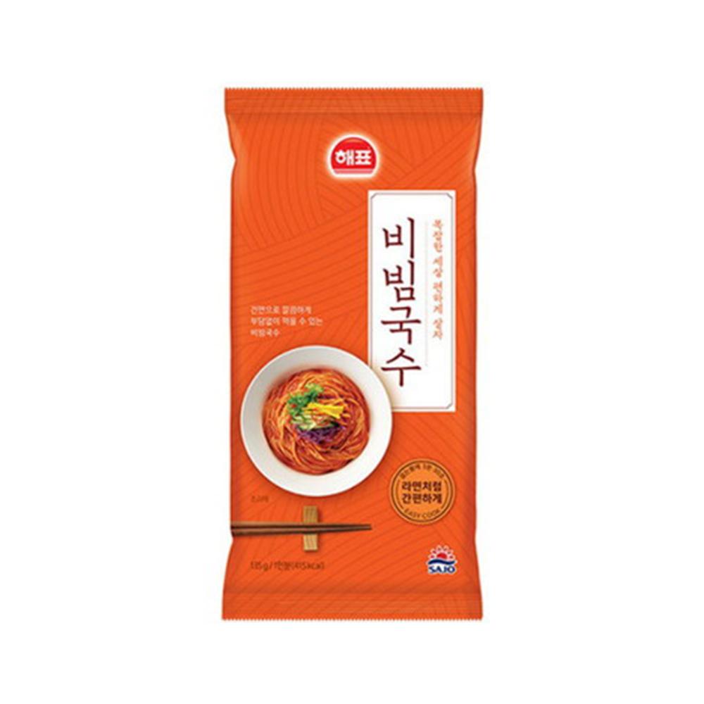 Bibim Guksu Korean Spicy Mixed Noodle 비빔국수 (135g) | Haepyo
