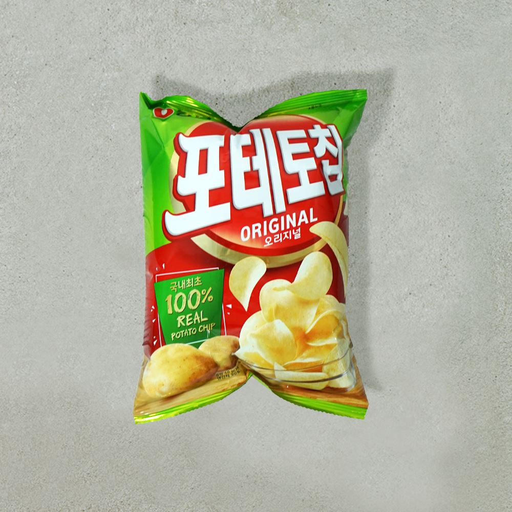 Potato Chip Snack Original 포테토칩 오리지널 (60g) | Nongshim
