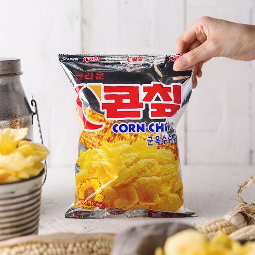 Corn Chips Snack C콘칩 (70g) | Crown