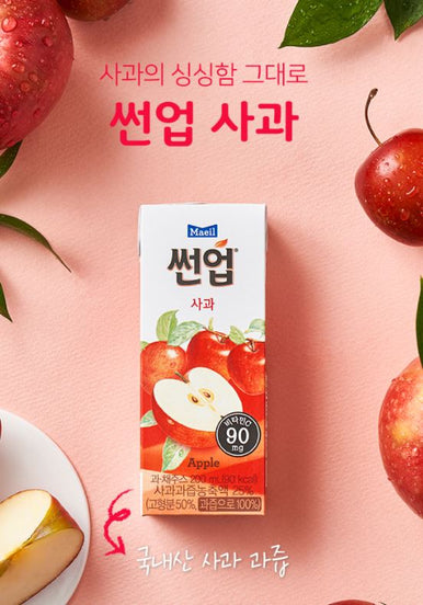 Sun-up Apple Juice 200 มล. 썬업사과쥬스 200 มิลลิลิตร | แม่