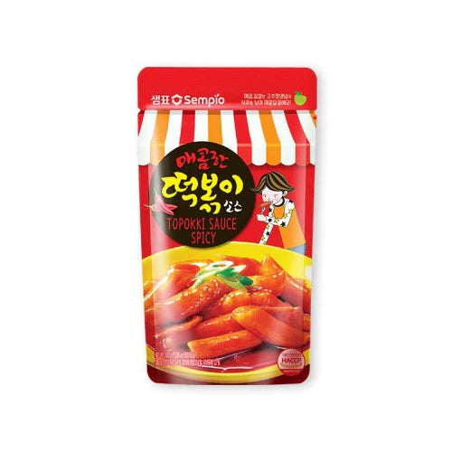 Topokki Sauce(Spicy/Sweet) 떡볶이 소스 150g (매운맛,달콤한맛) | Sempio