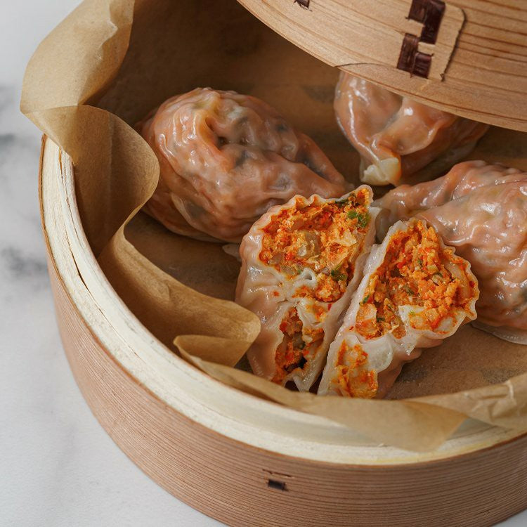 Thinly Wrapped Kimchi Dumplings 얇은피 꽉찬속 김치만두 600g | Pulmuone