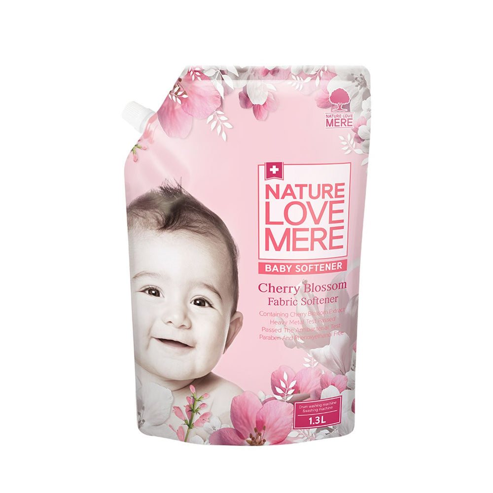 น้ำยาปรับผ้านุ่มผ้าเด็ก유아섬유유연제녹두 / 벚꽃향용기형 / 리필형 | ธรรมชาติรักเพียง