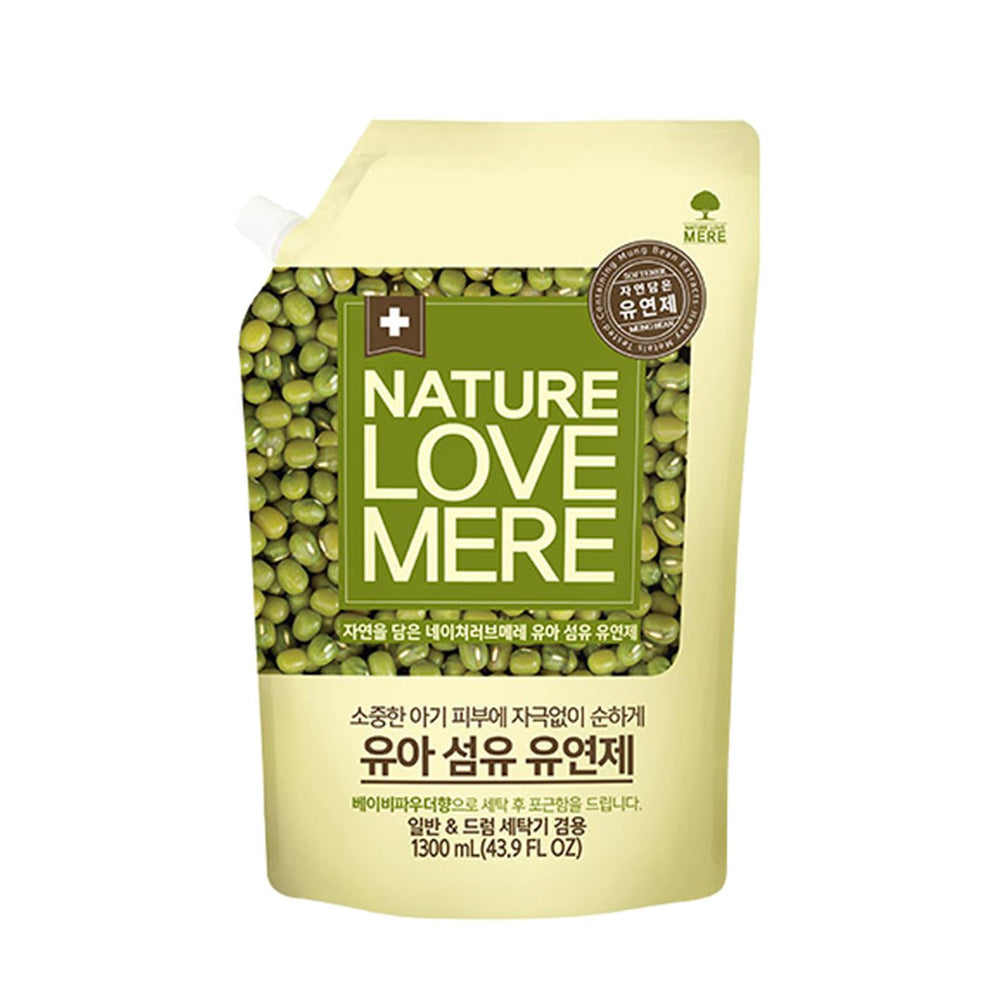 Baby Fabric Softener 유아 섬유유연제 녹두/벚꽃향 용기형/리필형 | Nature Love Mere