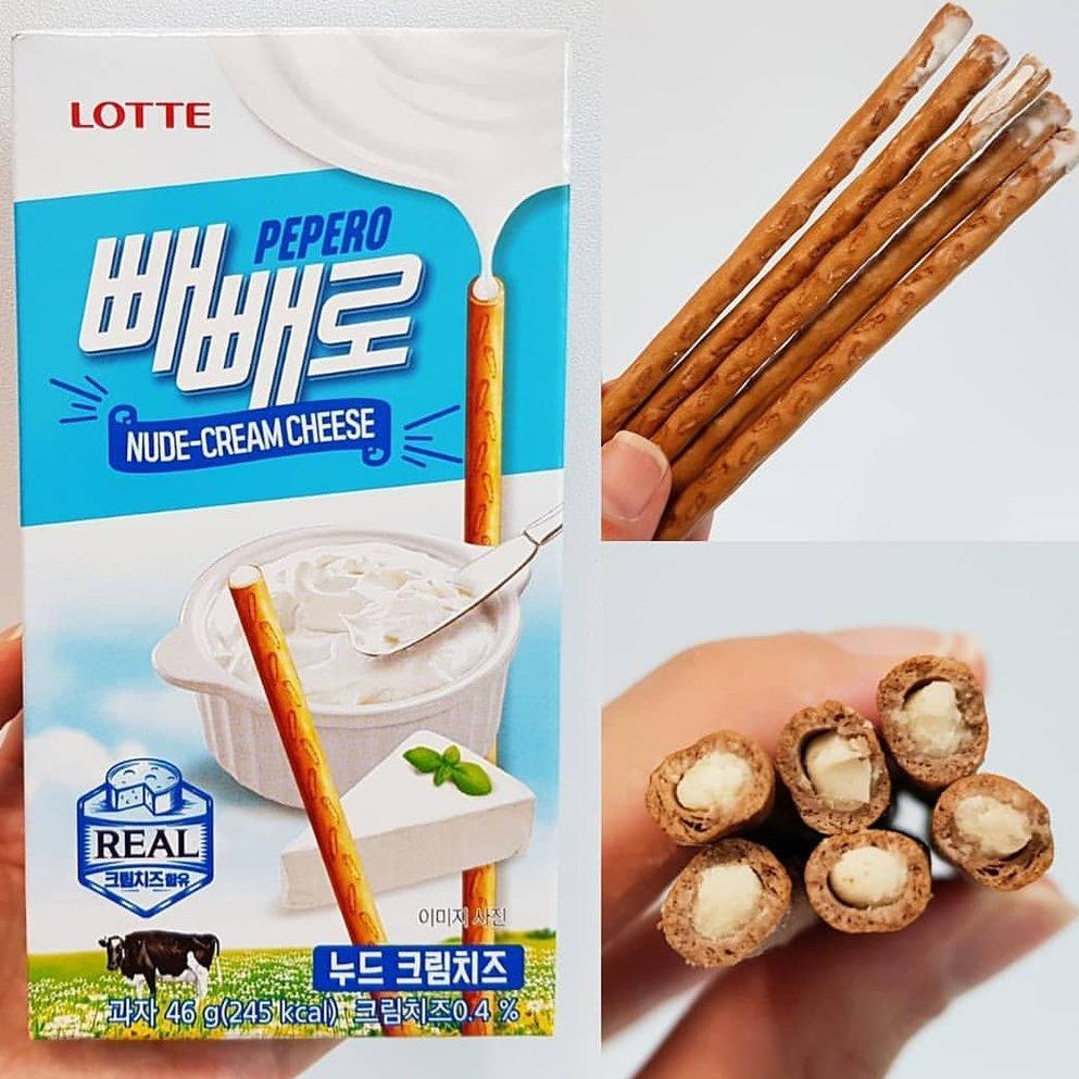 Pepero Nude Cream Cheese 빼빼로 누드크림 치즈 (46g) | Lotte