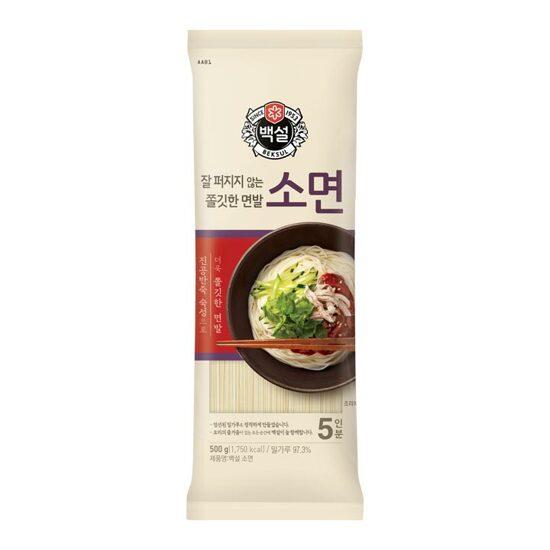 Somyeon Korean Thin Wheat Noodles 제일제면소 소면 500g/900g | CJ Beksul