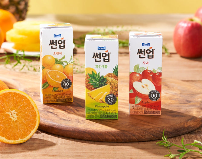 Sun-up Orange juice 200 ml 썬업 오렌지 쥬스 | Maeil