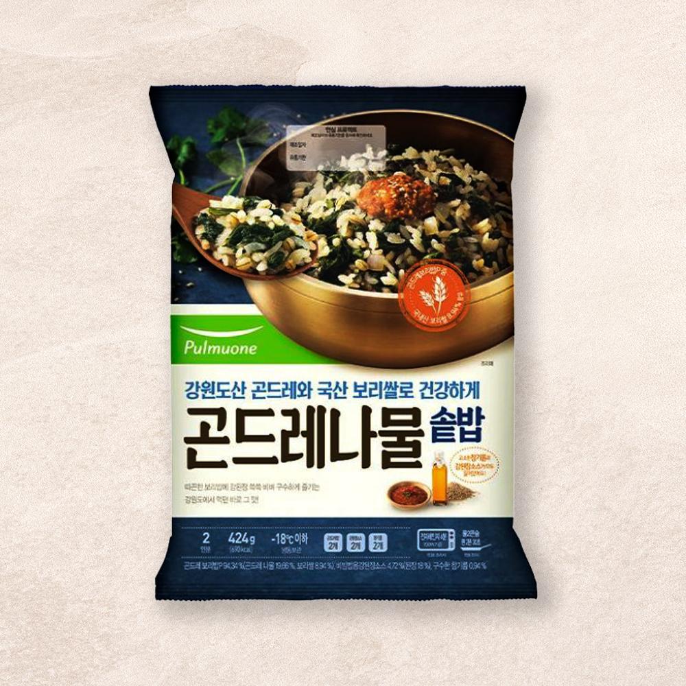 Rice with Korean Thistle (424g) 풀무원 곤드레나물 솥밥 | Pulmuone
