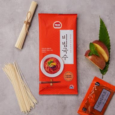 Bibim Guksu Korean Spicy Mixed Noodle 비빔국수 (135g) | Haepyo